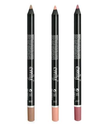 EMILY Lip Pencil 3 'Pack No:208-211-217