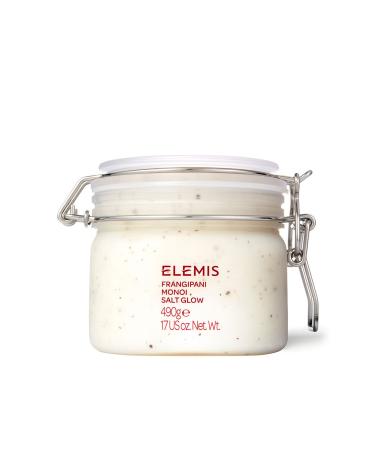 Elemis Frangipani Monoi Salt Glow Body Scrub - Purifying and Brightening Body Peeling 490 gr