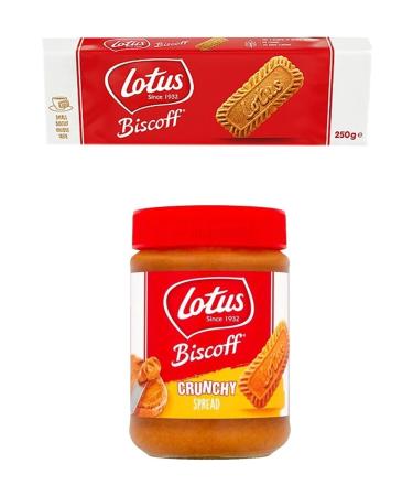 Lotus Biscoff 250 gr + Biscoff Spread Crunchy 380 gr