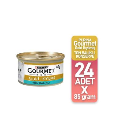 Purina Gourmet Gold Canned Cat Food with Minced Tuna 85 Gr 24 Pieces - Buy Online on GoSupps.com