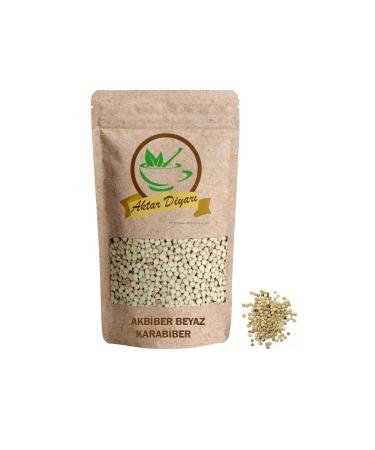 Aktar Diyar White Pepper White Black Pepper Grain 250 Gr 1st Class