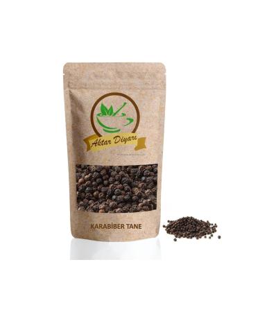 Aktar Diyar Black Pepper Grain 250 Gr 1st Class Sifted Double Size