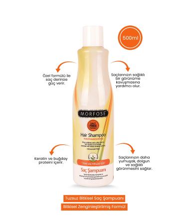 Morfose Herbal Salt-Free Shampoo 500 ml - Buy Online on GoSupps.com