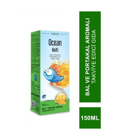 Ocean Multi Syrup Fish Oil Honey and Orange Flavored