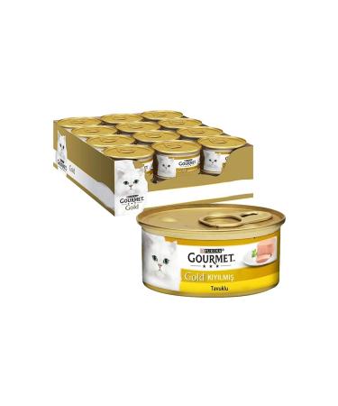 Purina Gourmet Gold Minced Chicken Canned Cat Food 85 Gr 24 Pieces