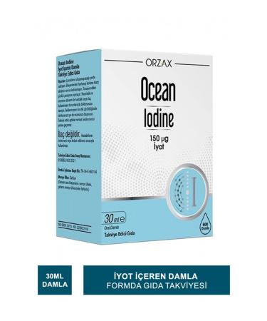 Ocean Iodine 150 g Iodine Supplementary Food 30 ml