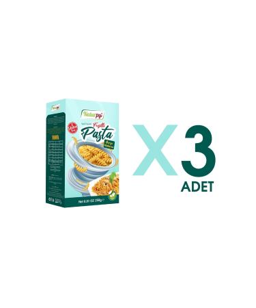 Naturpy Gluten Free Fusulli Pasta 250 Gr. X 3 Pieces