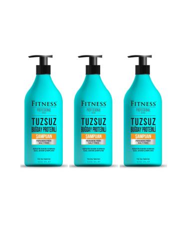 Fitness Professional Salt-Free Paraben-Free Wheat Protein Keratin Care Brazilian Blow Dry After Shampoo 1000 ml 3 Pieces