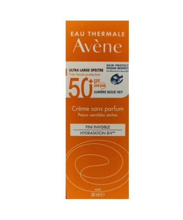Avene 8h Hydration Dry Skin SPF50+ Sunscreen Cream 50 Ml