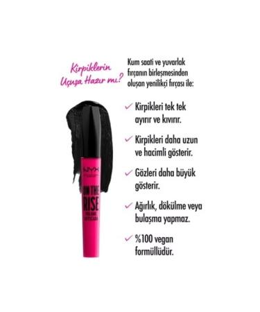 NYX Professional Makeup Rise Volume Liftscara Black - Buy Online on GoSupps.com