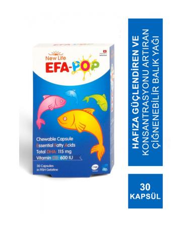 New Life New Life Pop 30 Capsules Chewable Fish Oil