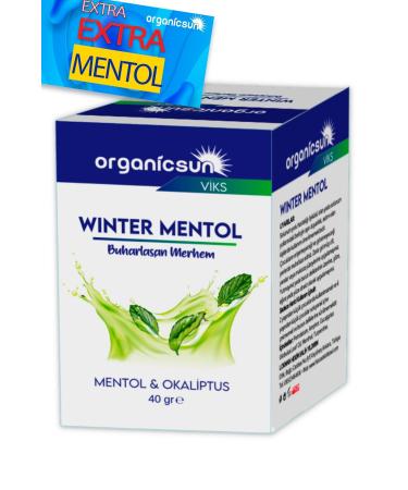 Organicsun Winter Menthol Evaporating Ointment Viks Vicks Vikis Menthol And Eucalyptus 40 Gr X 6 Pieces - Buy Online on GoSupps.com