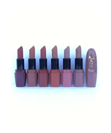 Cosha Beauty Rose Oh My Lips 6-Piece Lipstick Series