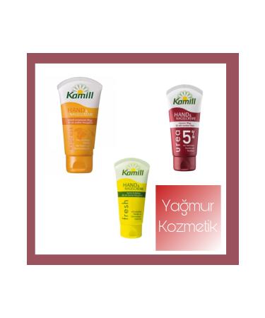 Kamill Urea 5% 75ml+ Fresh Hand 75ml+ Express 75ml 3-Pack Hand and Nail Cream
