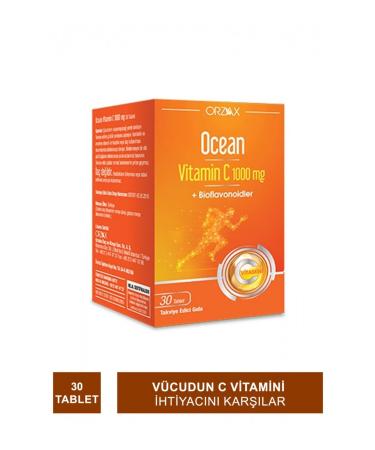 Ocean Vitamin C 1000 Mg 30 Tablets