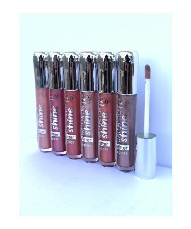 Cosha Beauty Rose Extreme Shine 6-Piece Glitter Plumber Lip Gloss - Buy Online on GoSupps.com