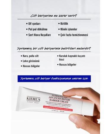 Kiehl's Ultra Facial Skin Barrier Repair Intense Moisturizing Cream - Buy Online on GoSupps.com