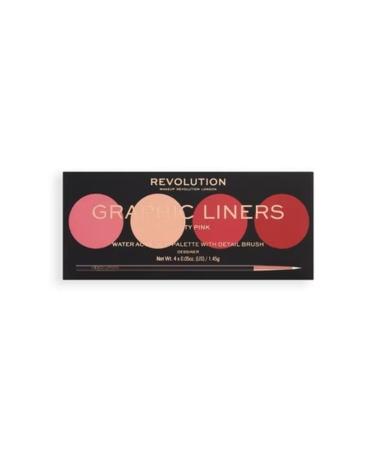 Revolution Water Based Graphic Liner Palette P500retty Pink