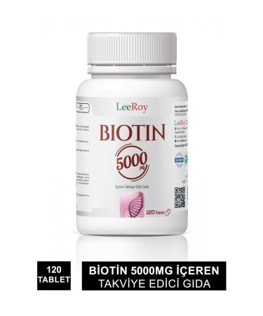 LeeRoy Biotin 5000 mg 120 Tablets