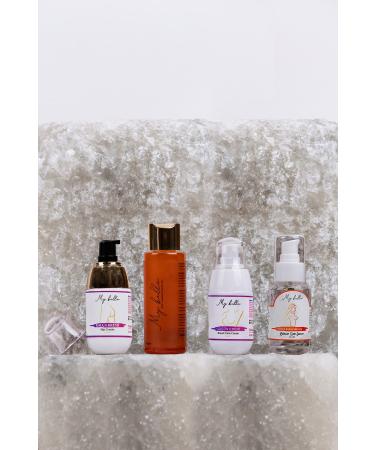 MY Bella Cosmetics My Bella Breast Cream Breast Serum and Hip Cream / 100 Ml Bronzer Gift. 3-Pack Economical Package