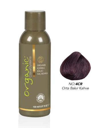 Organic Colour Systems Colour Systems Herbal Ammonia Free Permanent Hair Dye 150ml 4cr Medium Copper Brown