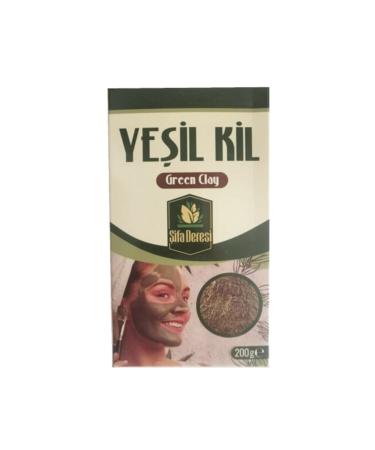 Healing Creek Green Clay Mask Against Oily Skin and Acne Does Not Contain Additives and Natural Preservatives