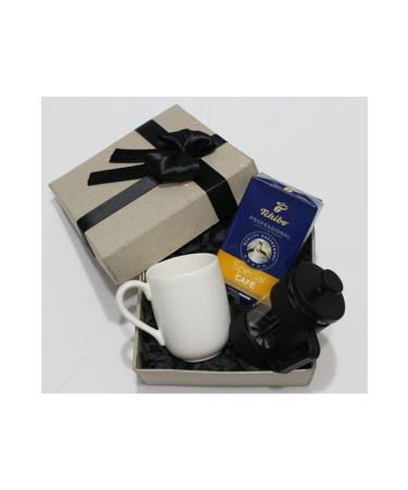 Tchibo Special 250gr Black French Press White Mug