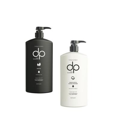DP Menthol Refreshing 800 ml Cotton Milk and Wheat Protein 800 ml Shampoo