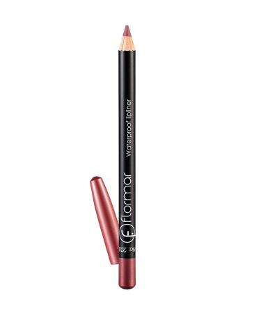 Flormar Lip Pencil - Waterproof Lipliner 203 Subdued Pink 8690604111039