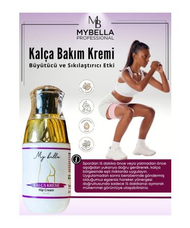 MY Bella Cosmetics My Bella "Vegan" Hip Enlargement Aid Lifting Plumping Care Cream 50 ml Hip Cream