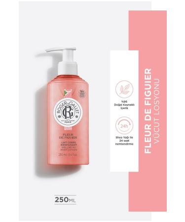 Roger&Gallet Fleur De Figuier Shea and Fig Revitalizing 24 Hour Moisturizing Body Lotion 250 ml