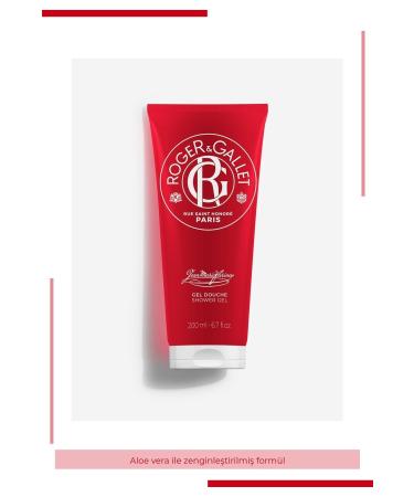 Roger&Gallet Jean-marie Farina Herbal Natural Revitalizing Rosemary and Aloe Vera Shower Gel 200ml - Buy Online on GoSupps.com
