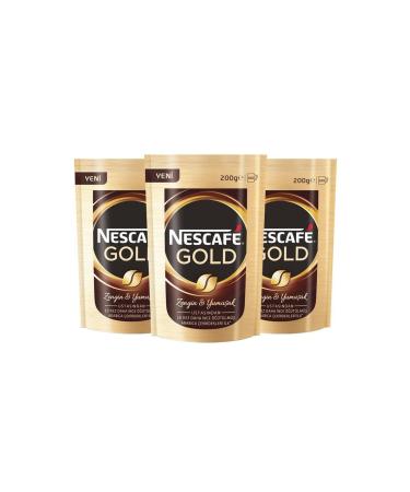 Nescafe Gold Instant Coffee 200 Gr X 3