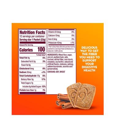 Metamucil Cinnamon Fiber Thins 264 G - Buy Online on GoSupps.com