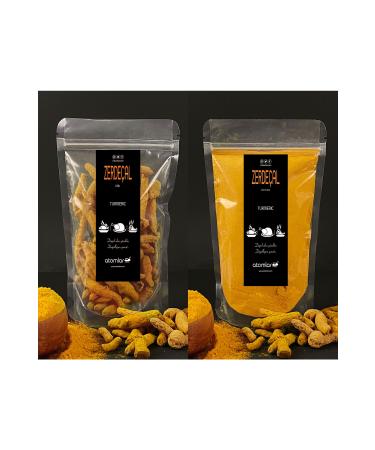 ATOMLAR Turmeric (root) 70gr + Turmeric (ground) 65gr Set of 2