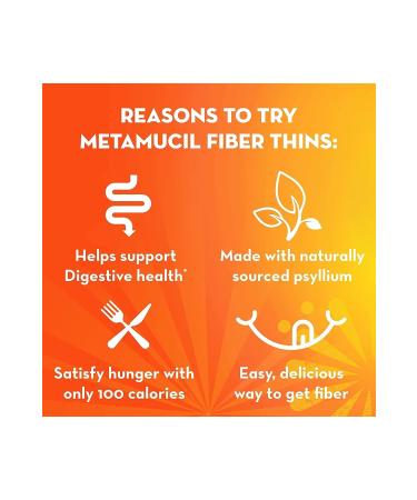Metamucil Cinnamon Fiber Thins 264 G - Buy Online on GoSupps.com