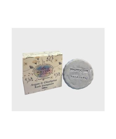 MHYSSA naturals Eucalyptus Flavored Natural Solid Shampoo/ Argan & Eucalyptus Shampoo Bar (100g) - Buy Online on GoSupps.com