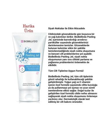 BioBellinda Peeling Gel Blackhead and Oil Remover Skin Cleanser 150 ml - Buy Online on GoSupps.com