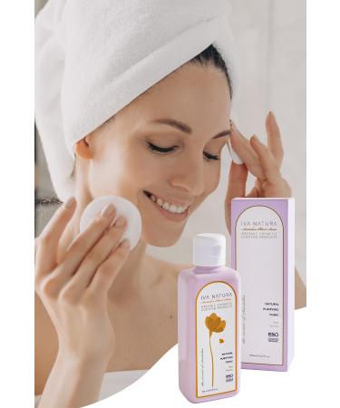 Iva Natura 2-pack Organic Purifying Face Care Toner Rose Water Extract 125 Ml - Buy Online on GoSupps.com