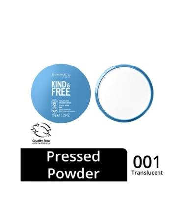 Rimmel London Kind Free Powder Translucent 001