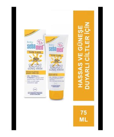 Sebamed Baby Sun Care Water Resistant Spf 50+ Multi-Protection Baby Sun Cream 75 Ml