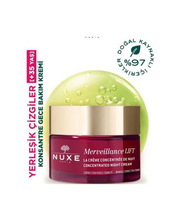 Nuxe Merveillance Lift Concentrated Firming Moisturizer - Natural Night Cream 50ml