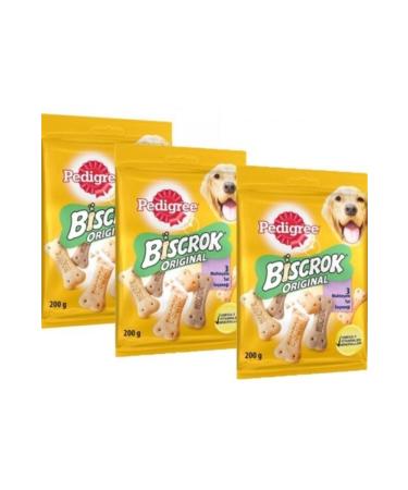 Pedigree Biscrok Dog Reward Food 200gr 3-Pack