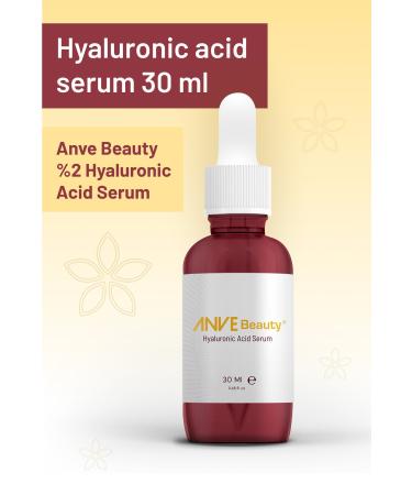 Anve Beauty Anti-Aging and Anti-Wrinkle 2% Hyaluronic Acid Serum - 30 Ml