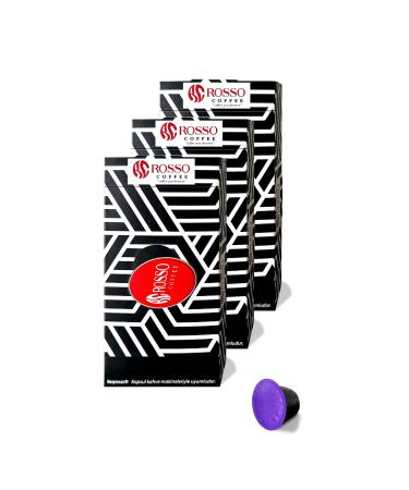 rosso coffee Collagen Capsule Coffee 3-Piece Set 10-Piece Pack - Compatible with Nespresso Machines - Buy Online on GoSupps.com