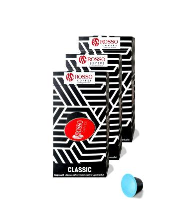 rosso coffee Classic Capsule Coffee Set of 3 10 Pack - Compatible with Nespresso Machines - Buy Online on GoSupps.com
