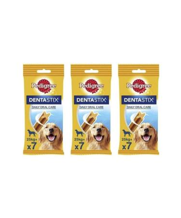 Pedigree Dentastix Large 7 Piece Dog Reward Food 270 Gr X 3 Pieces
