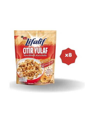 Eti Lifalif Granola Apple Mulberry 200 Gr X 8 Pieces