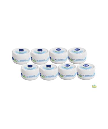 NIVEA Soft 200 Ml Moisturizing Cream X 8 Pieces