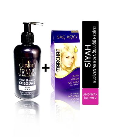 Jamaican Jean's Hair Dye Set for Dark Hair Black Depset1034